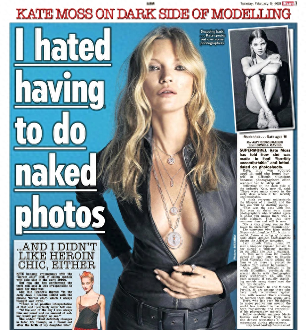 超模凯特摩丝自曝遭性剥削！14岁被逼拍裸照，模特圈太黑暗