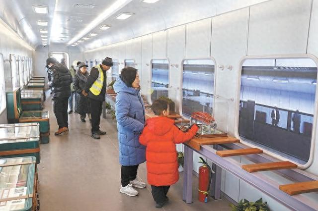 京张铁路遗址公园再添打卡地 来火车厢里的博物馆回望“京张百年”