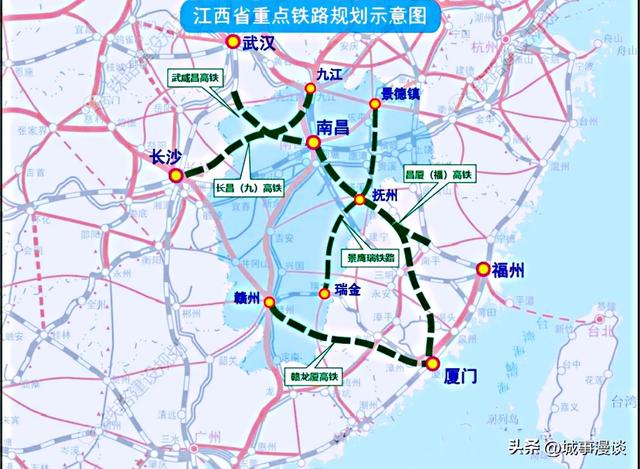 江西2024年将开工1条高铁，推动昌福高铁、武咸昌高铁进国家规划