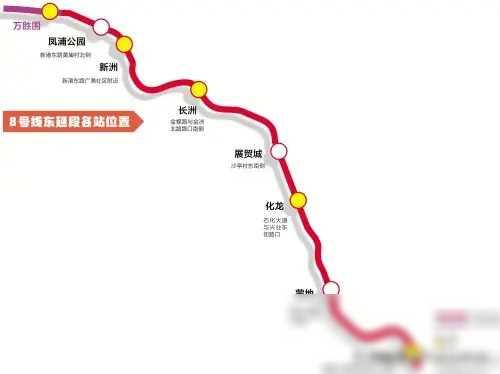 好消息！广州地铁8号线即将延长至石楼镇，成为番禺区发展新引擎