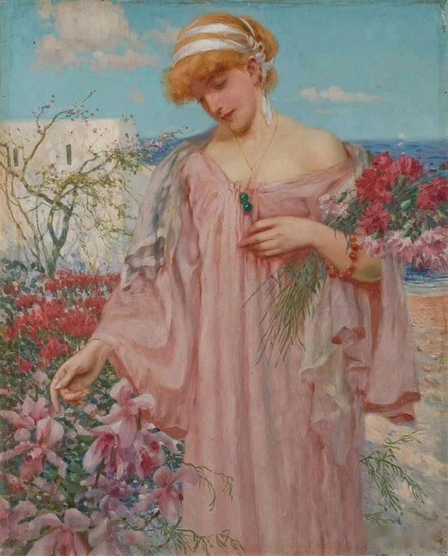女性的极致温情与优雅！比利时画家费尔南•杜桑的油画，赏心悦目