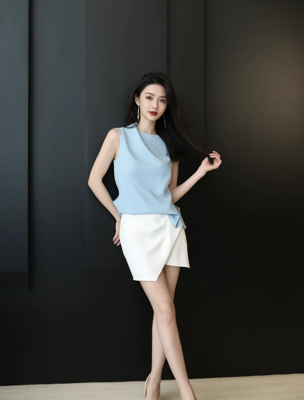 白嫩美腿撩万千风情